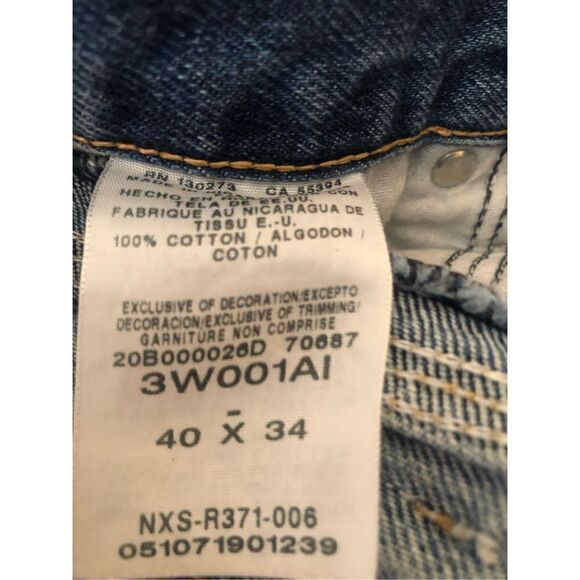 Wrangler Riggs Workwear durashield Carpenter Jeans Mens 49 x 34 Pants distressed - Picture 12 of 12